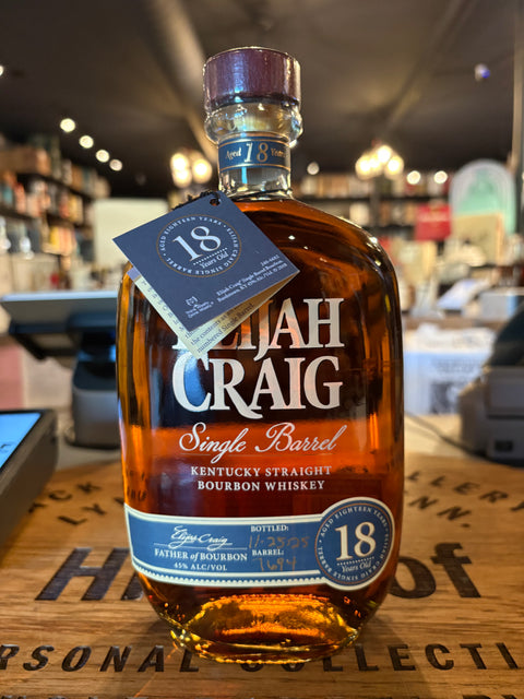 ウイスキー ELIJAH CRAIG 18years old Single Barrel Heaven Hill Distillery | Elijah Craig 18-Year-Old Single Barrel