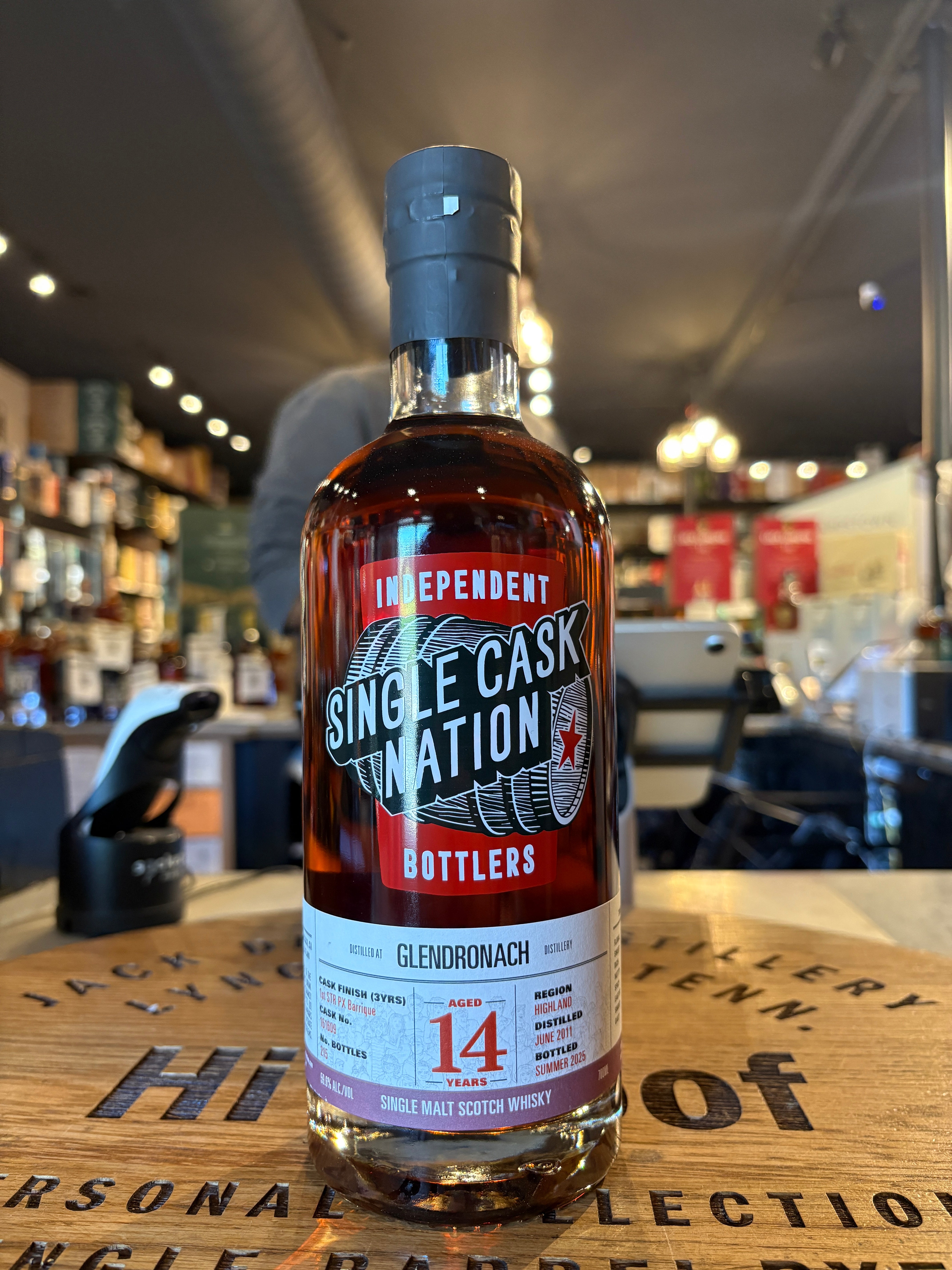 The Single Cask Nation Glendronach 14 Years 59.6% Alc Single Malt