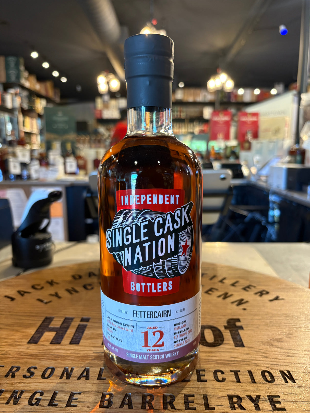 The Single Cask Nation Fettercairn 12 Years 60.5% Alc Single Malt Scotch Whisky 700mL