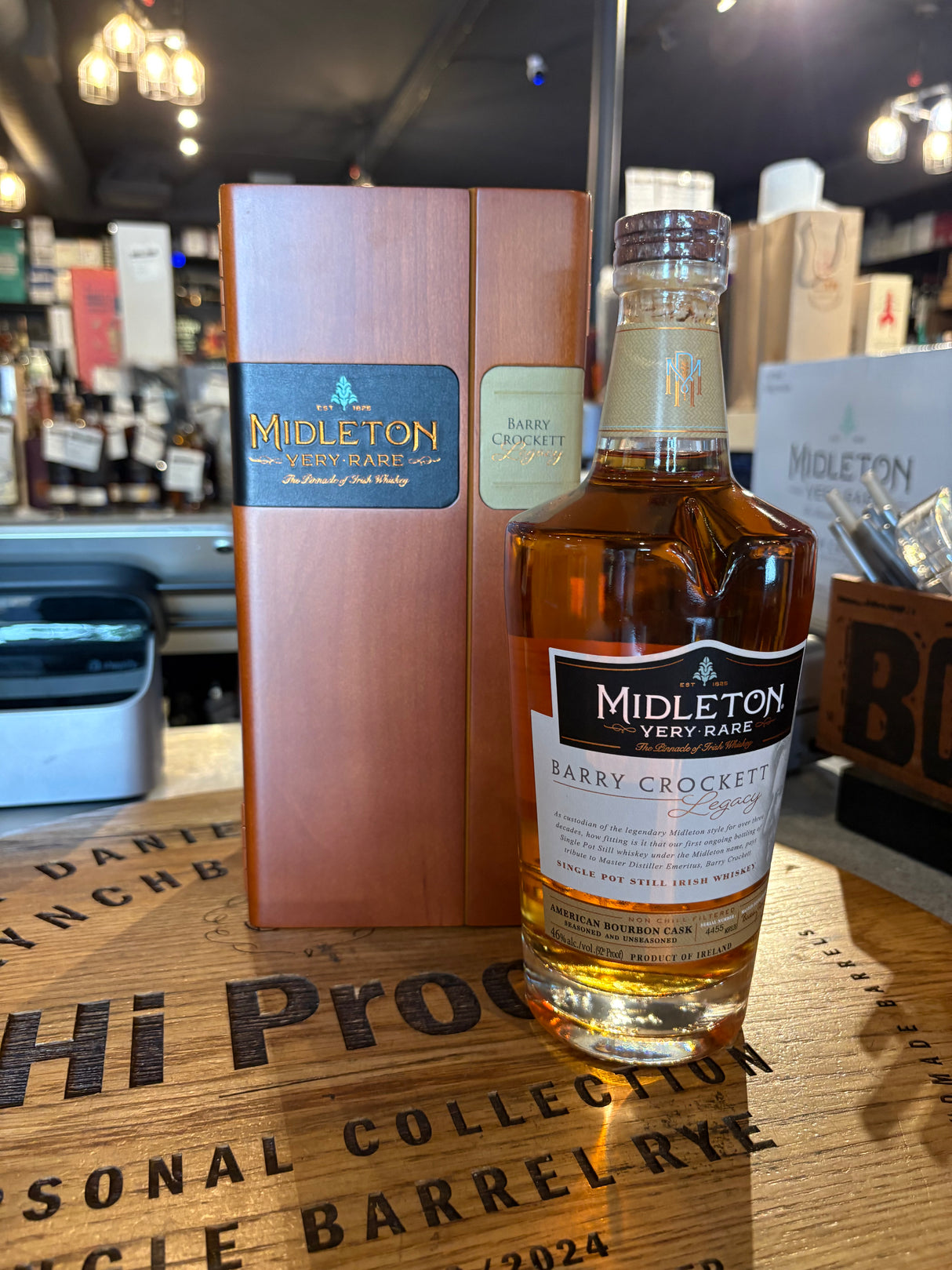 Midleton Irish Barry crockett Legacy 92Proof 750mL