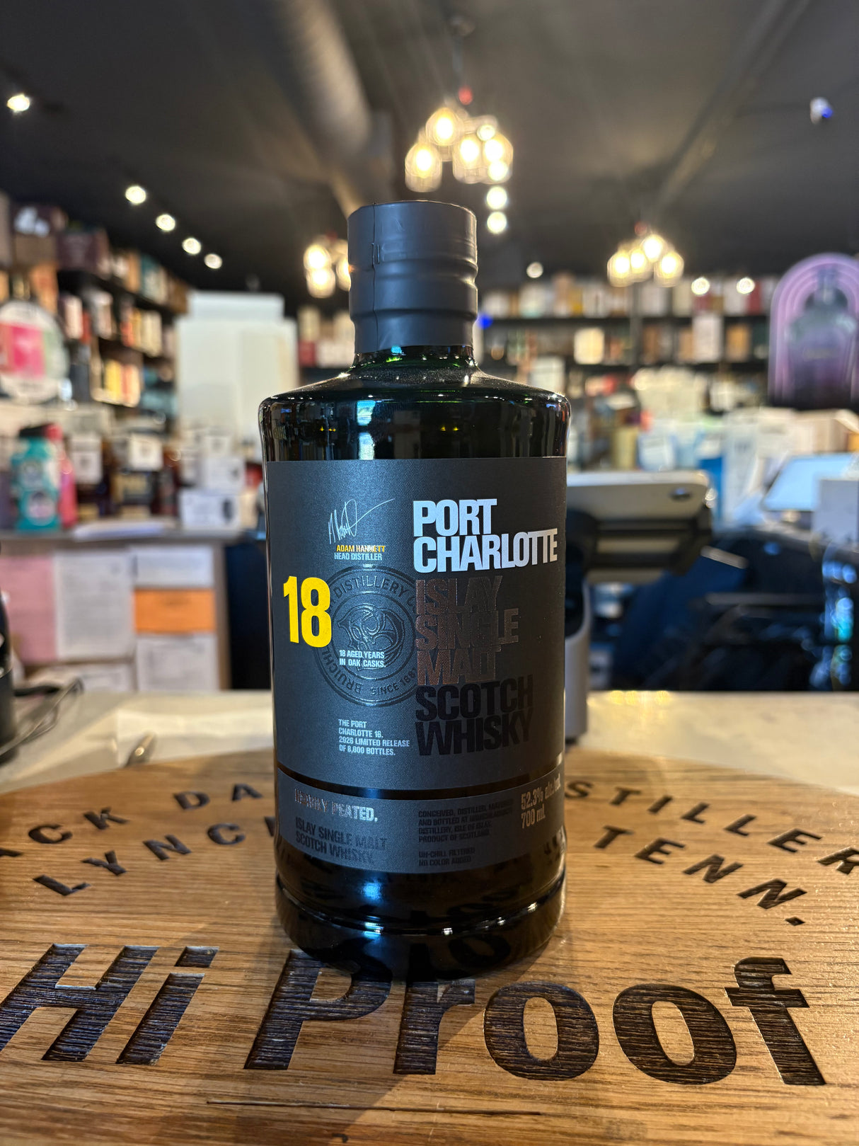 Port Charlotte 18 Year 104.6 Proof  Islay Single Malt Scotch 2026 Release 750mL