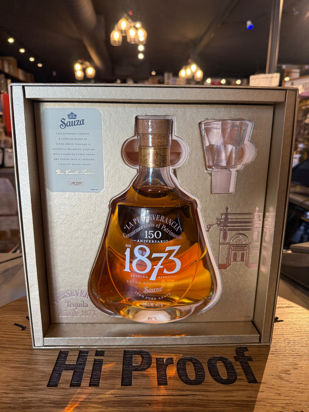 Sauza 1873 150th Anniversary Extra Añejo Tequila – Hi Proof