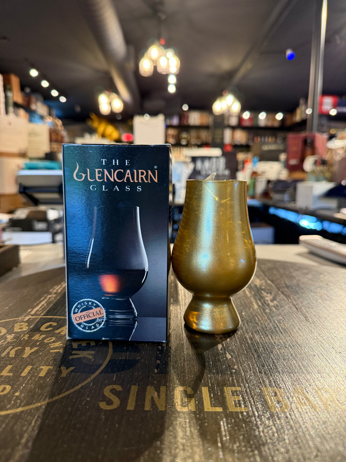 The Gold Glencairn glass