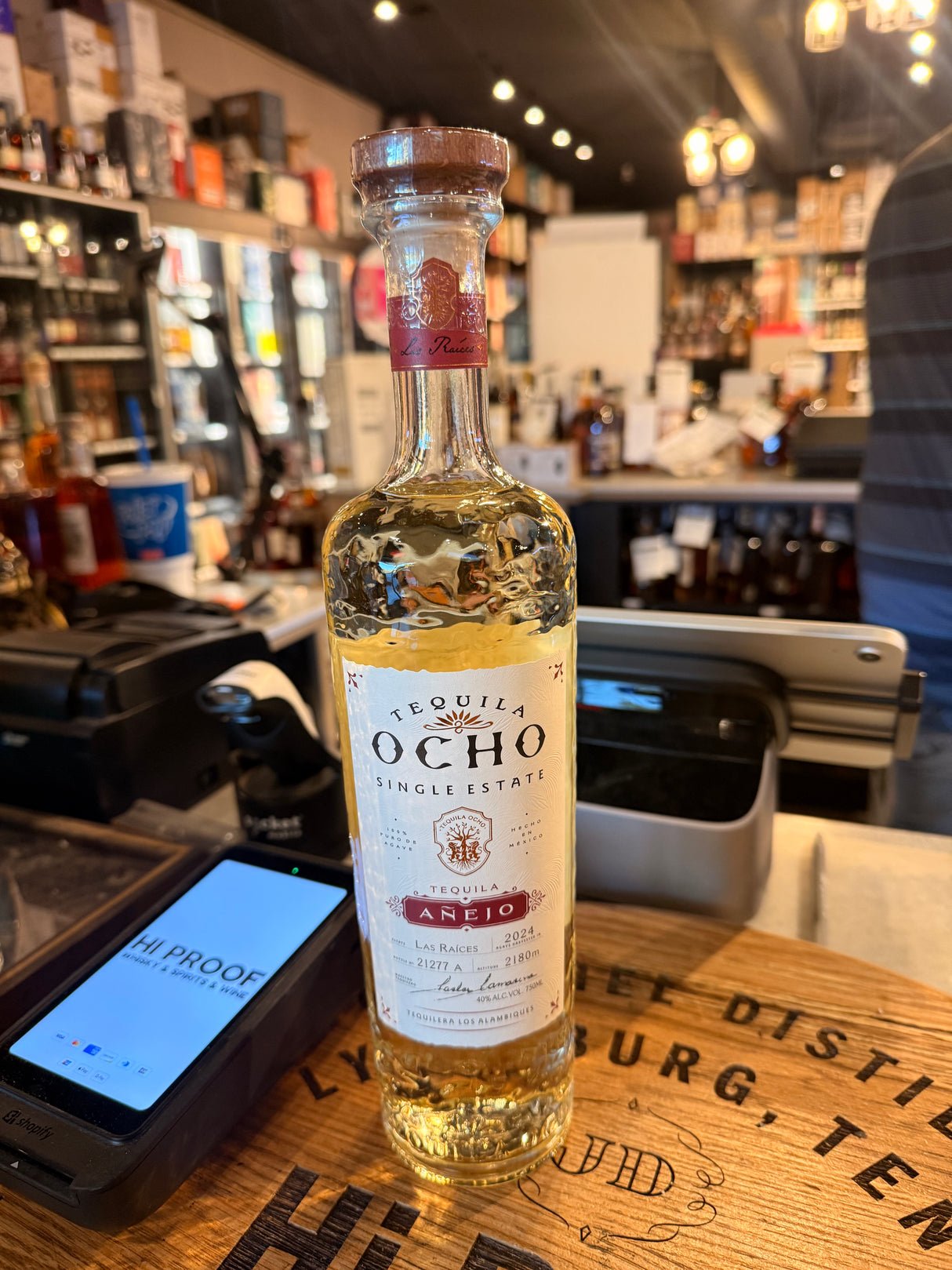 Tequila Ocho Single Estate Anejo 750 ml