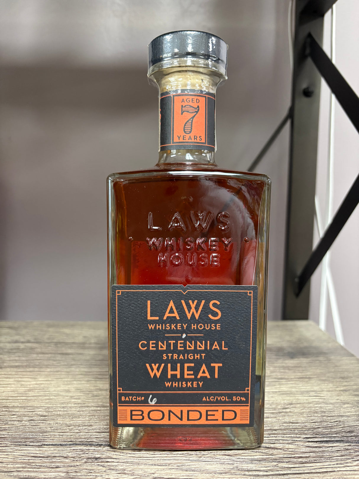 Laws Whisky Straight Wheat Batch 100 750ml 7 years old