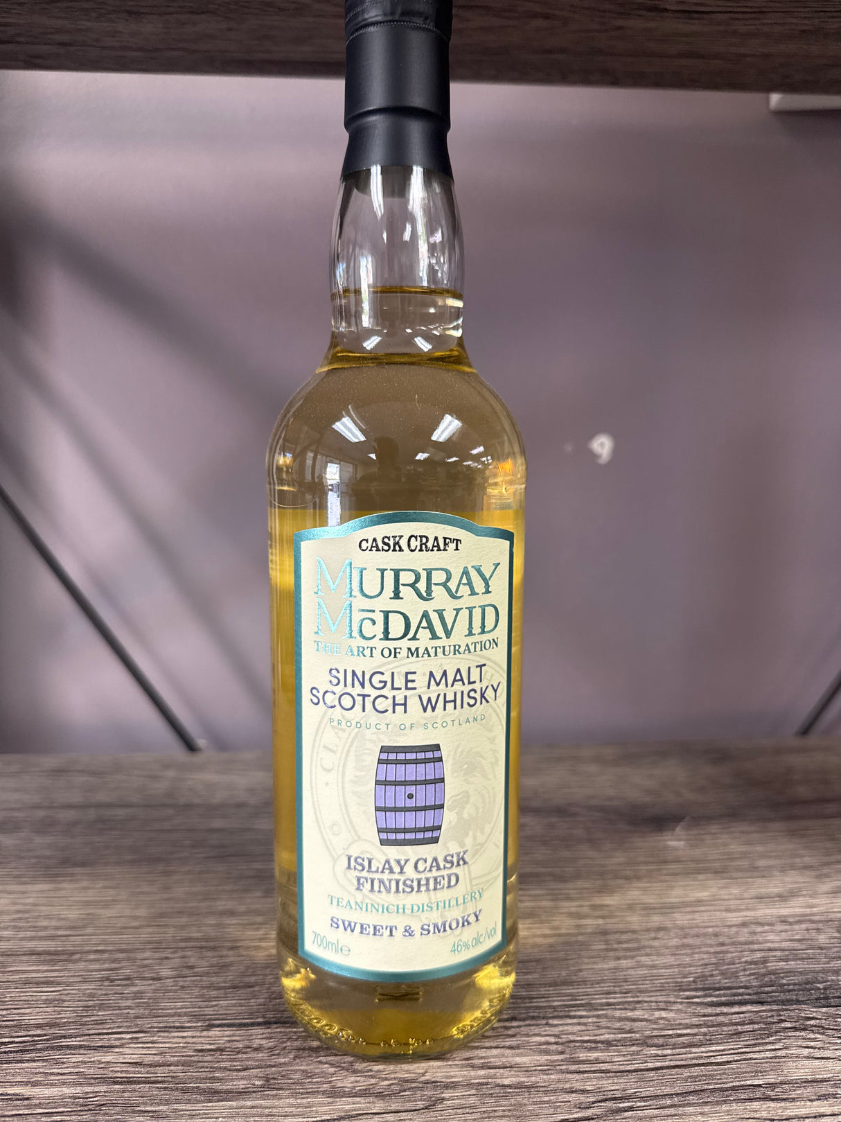 Murray McDavid Cask Craft Teaninich Single Malt Scotch Whisky Islay Finished 700ml