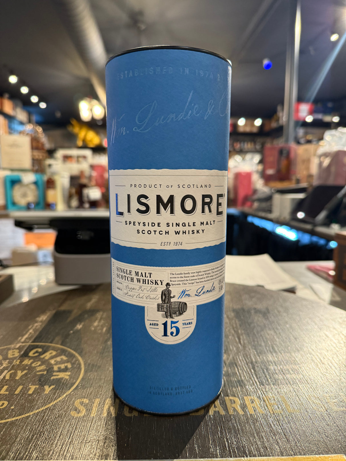 Lismore Single Malt 15 years old 750ml
