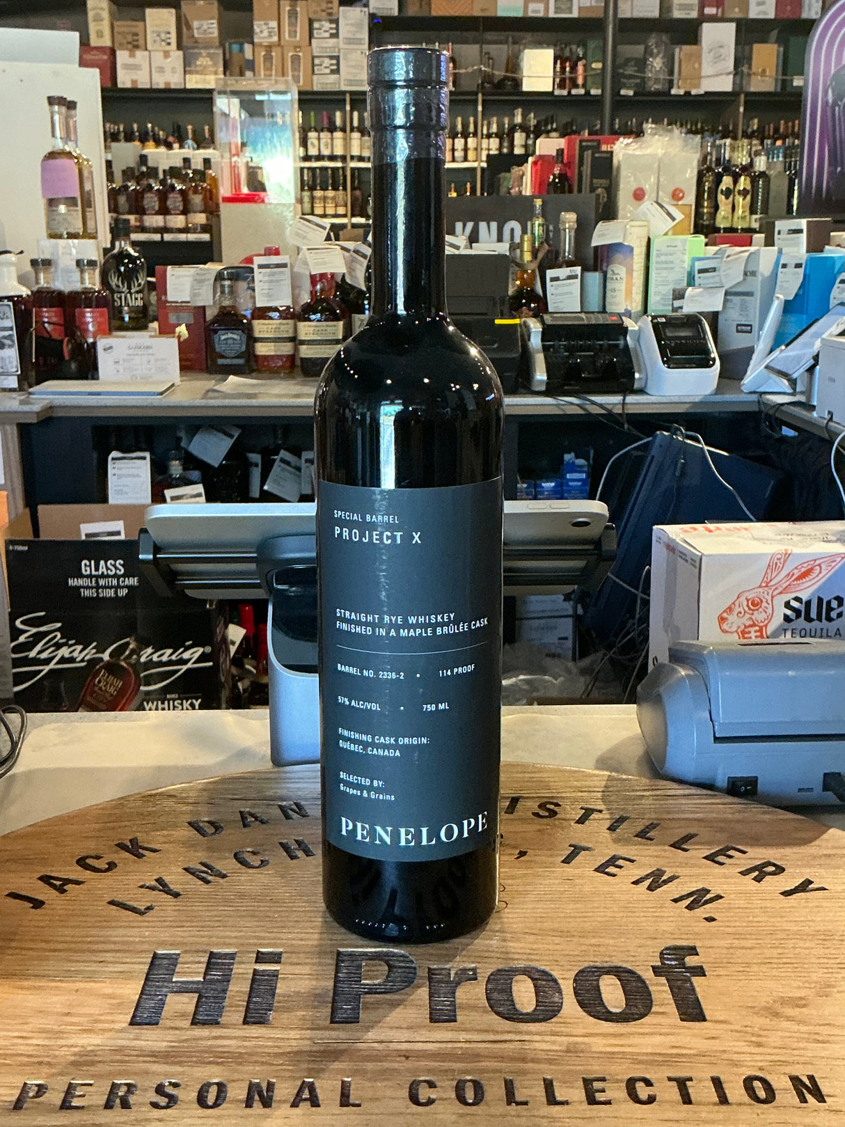 Penelope Project X Maple Brûlée Toasted Rye single barrel 750mL