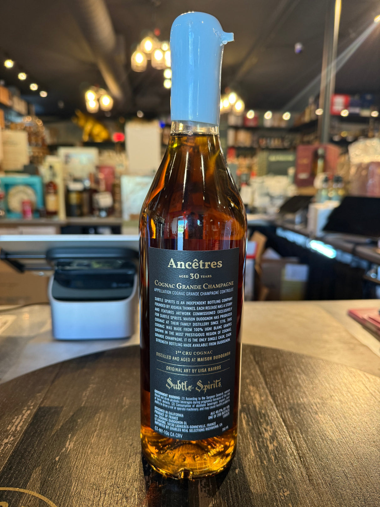 Subtle Spirits Ancêtres 30 Year Cognac Grande Champagne 750ml