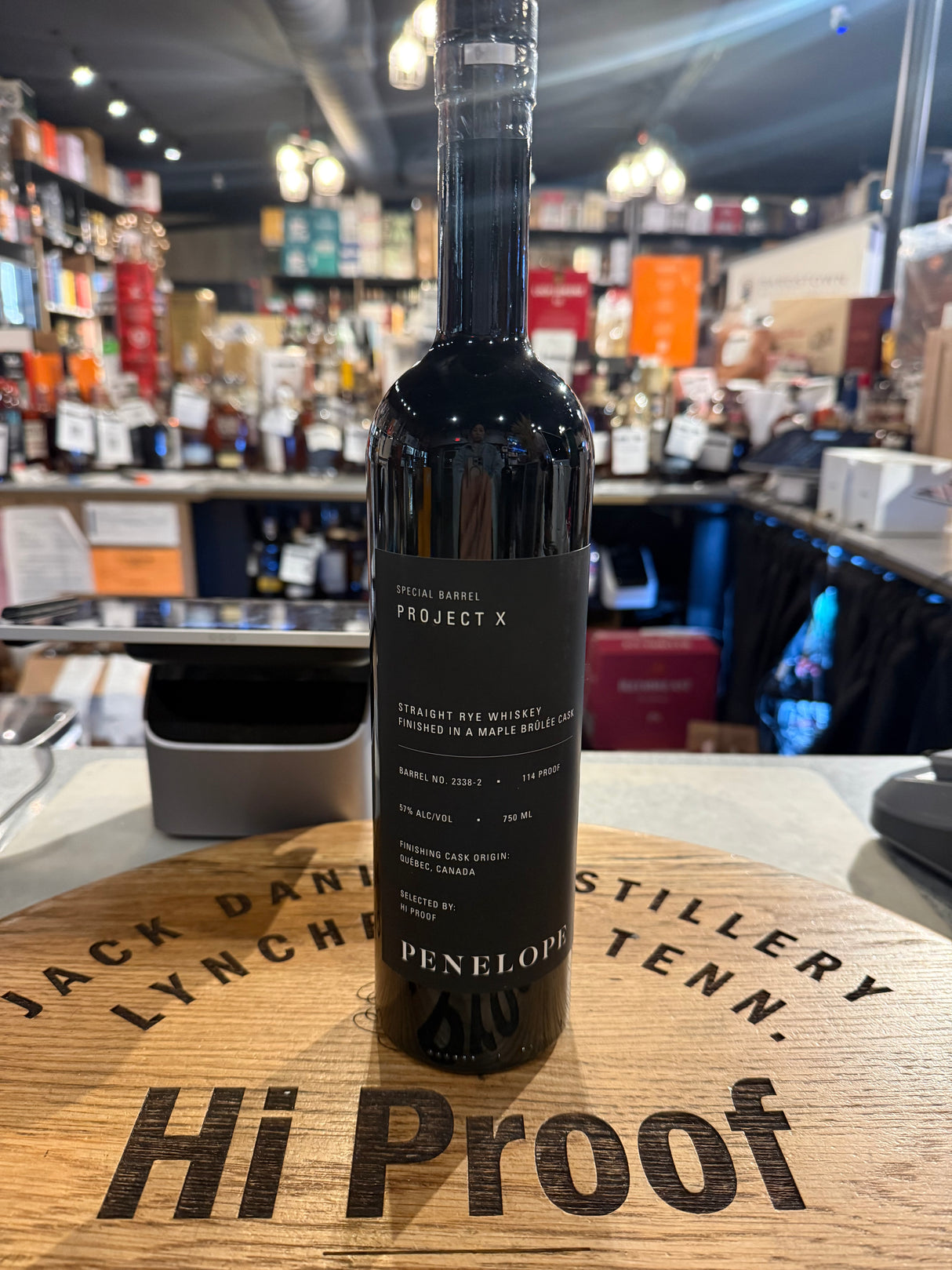 Penelope Bourbon Project X Cognac Hi Proof Store Pick 108 Proof 750mL