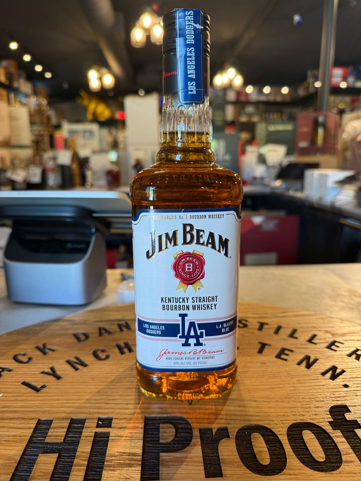 Jim Beam LA Dodgers 60th Anniversary Kentucky Straight Bourbon Whiskey 750ml