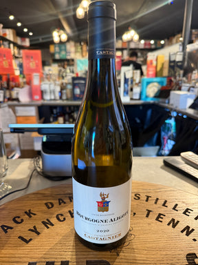 2020 Domaine Castagnier Bourgogne Aligoté 750mL white wine bottle on white background