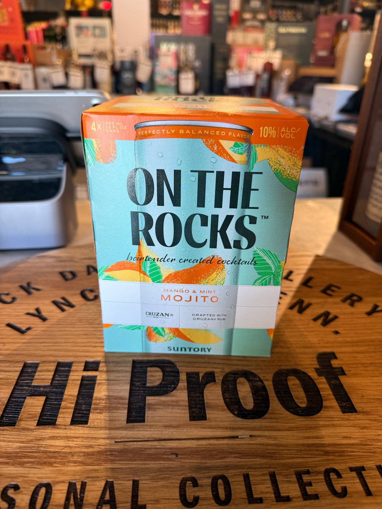 On The Rocks Mango & Mint Mojito 355ml x 4PK Cans