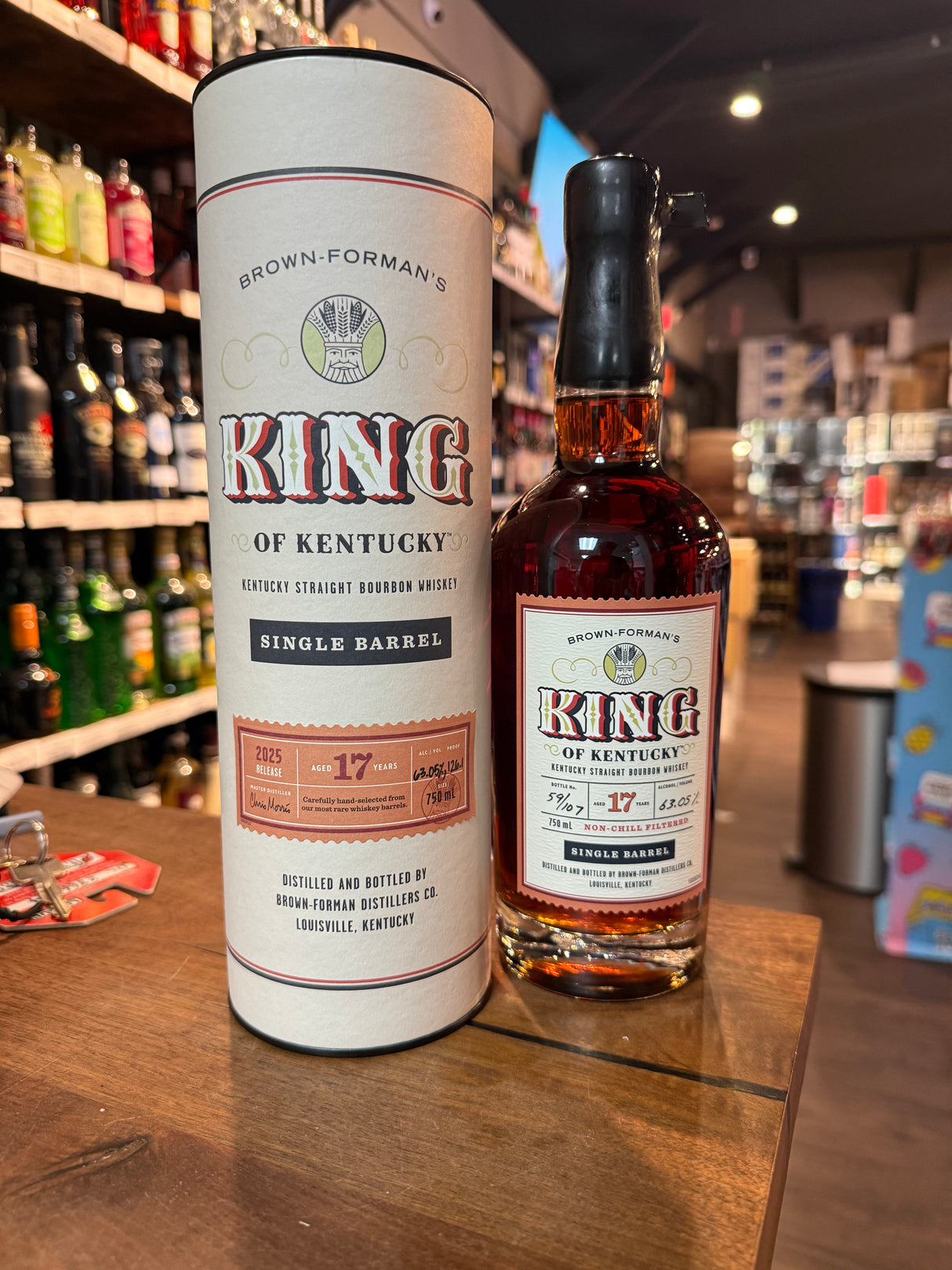 King of Kentucky Single Barrel Straight Bourbon Whiskey 2025 Edition 750ml