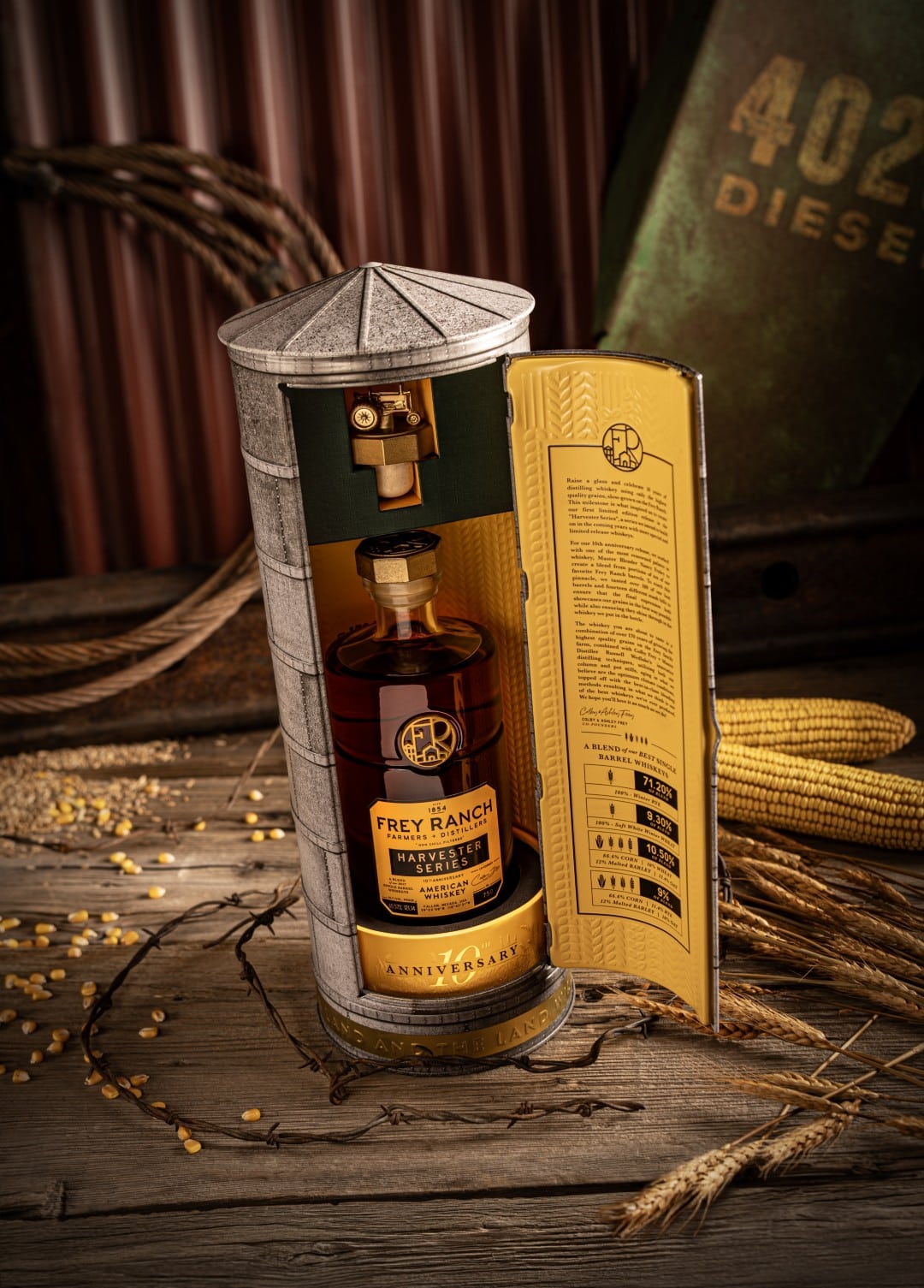 Frey Ranch Harvester Series: 10th Anniversary 122.44 Proof American Whiskey 750mL