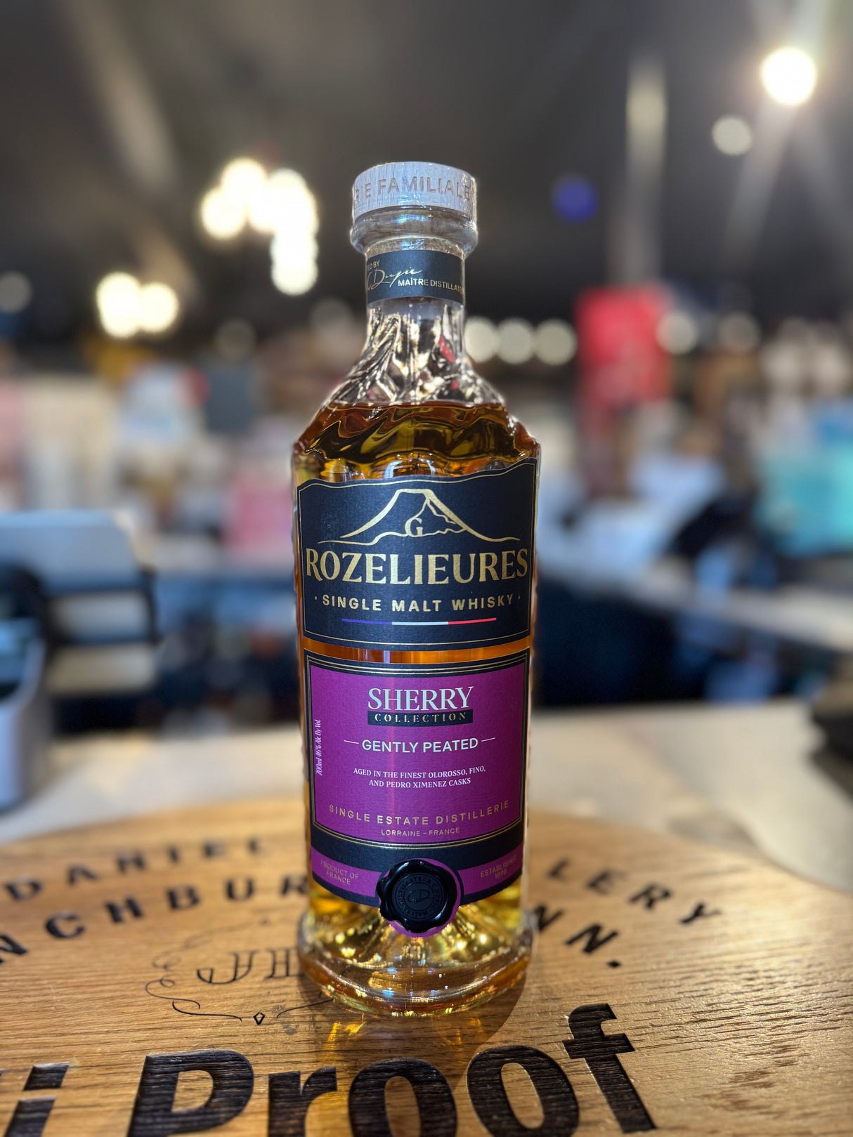 Rozelieures Sherry Collection Gently Peated Single Malt Whisky 92 Proof 750ml