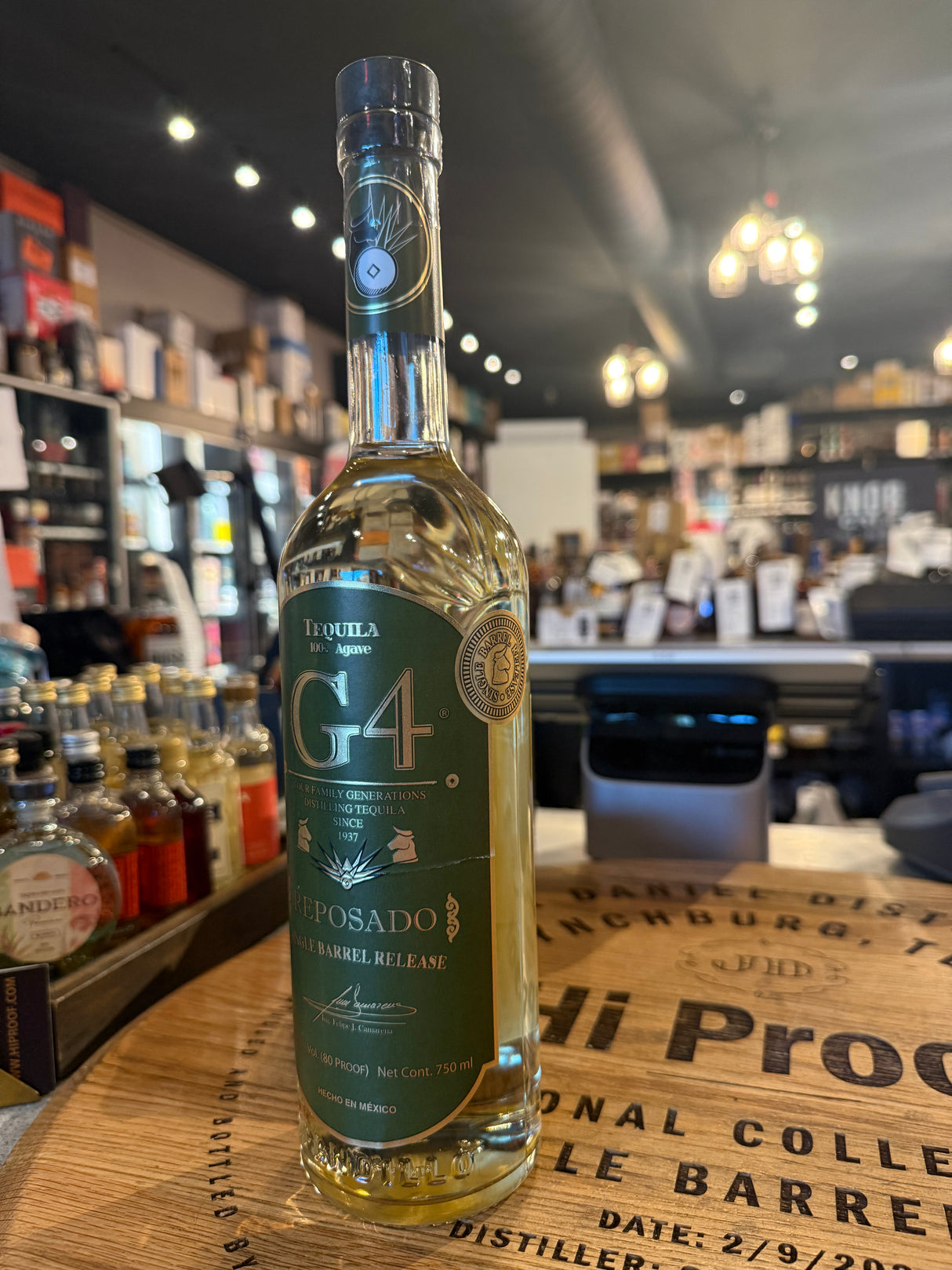 G4 Reposado Single Barrel Tequila 750ml
