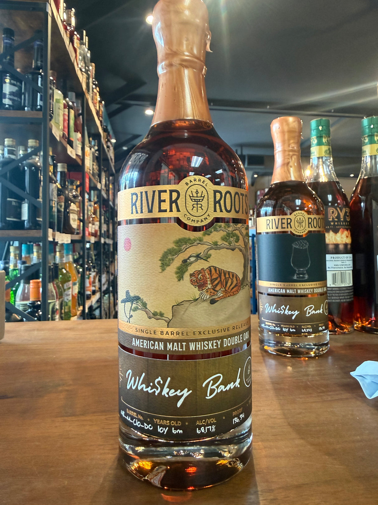 River Roots American Malt Whiskey Double Oak - MK-M-C10-DO - Whiskey Bank Pick