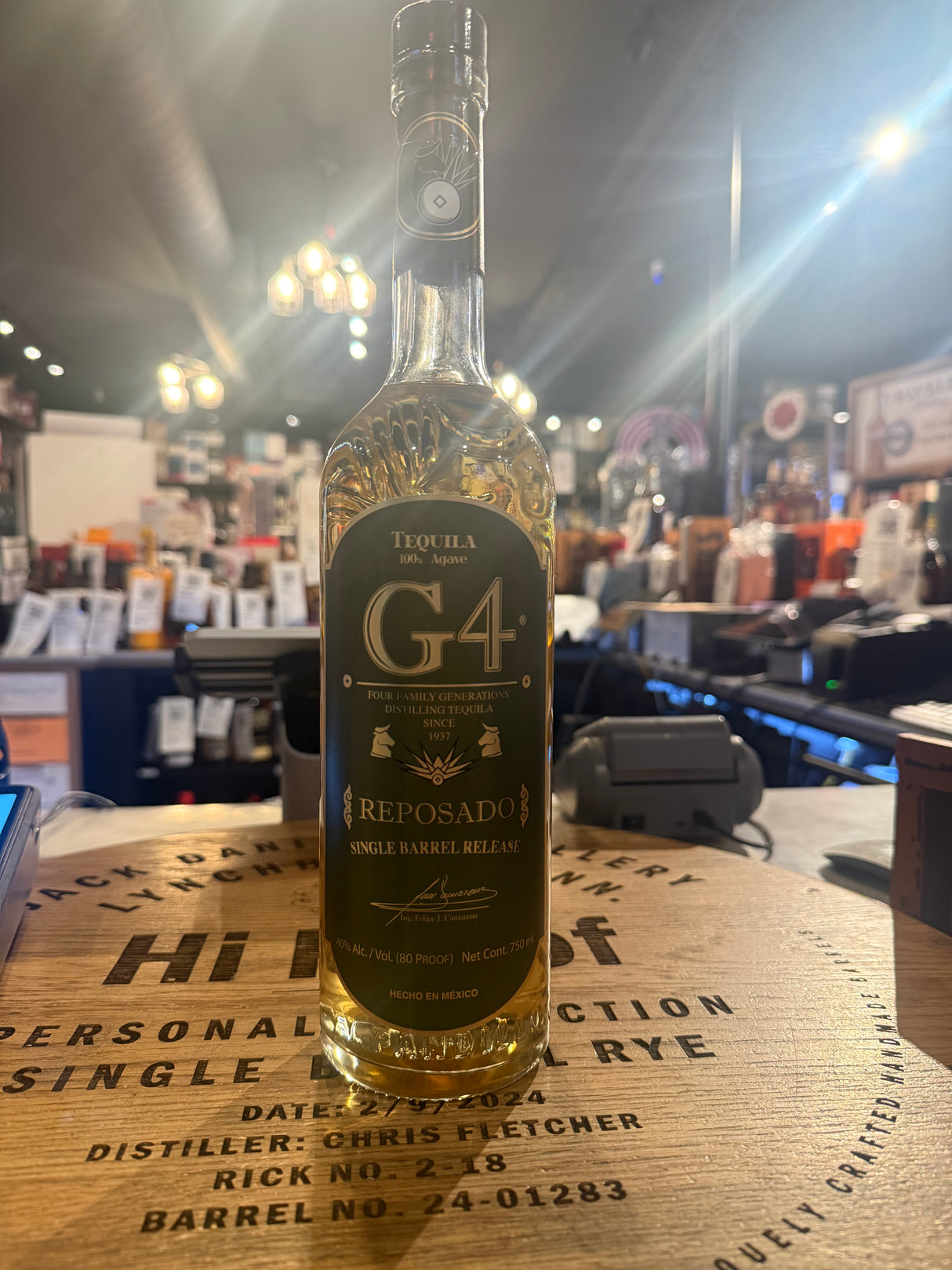 G4 Reposado Single Barrel Tequila 750ml