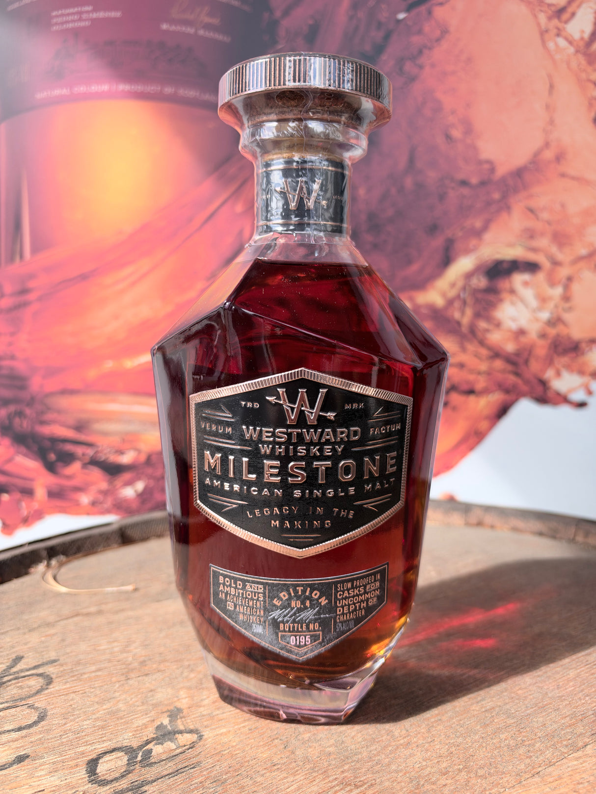 Westward Whiskey Milestone No.4 American Whiskey 750 ml 114 proof
