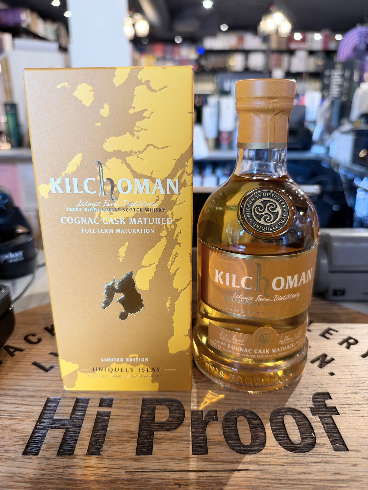 Kilchoman Cognac Cask Matured Islay Single Malt Scotch Whisky 700ml 50% ABV