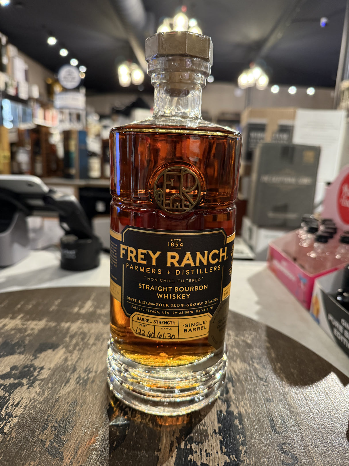 Frey Ranch Straight Bourbon Single Barrel 122.6 proof 750ml