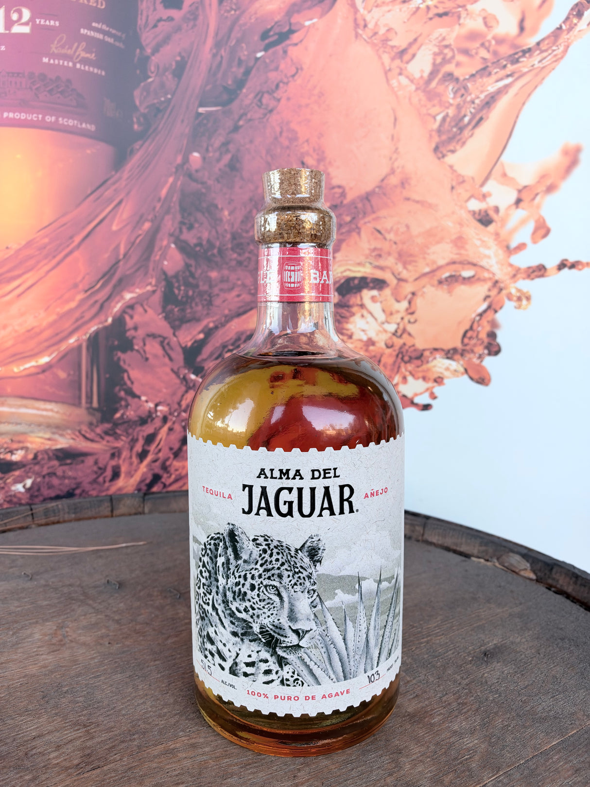 Alma del Jaguar Tequila Single Barrel Anejo 103 Proof 750ml hi proof pick