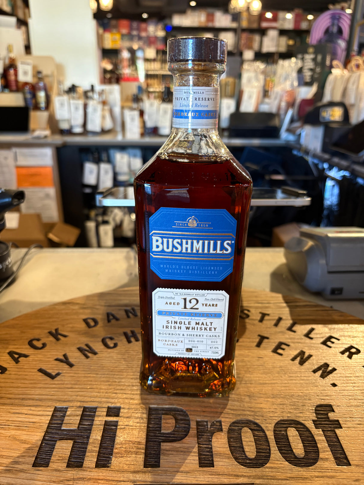 Bushmills 12 Year Old Private Reserve Bordeaux Casks Irish Whiskey 750ml