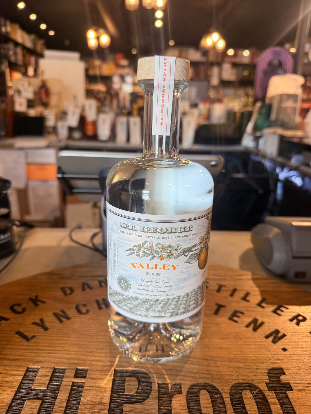 St. George Valley Gin 750ml – 90 Proof – Hi Proof