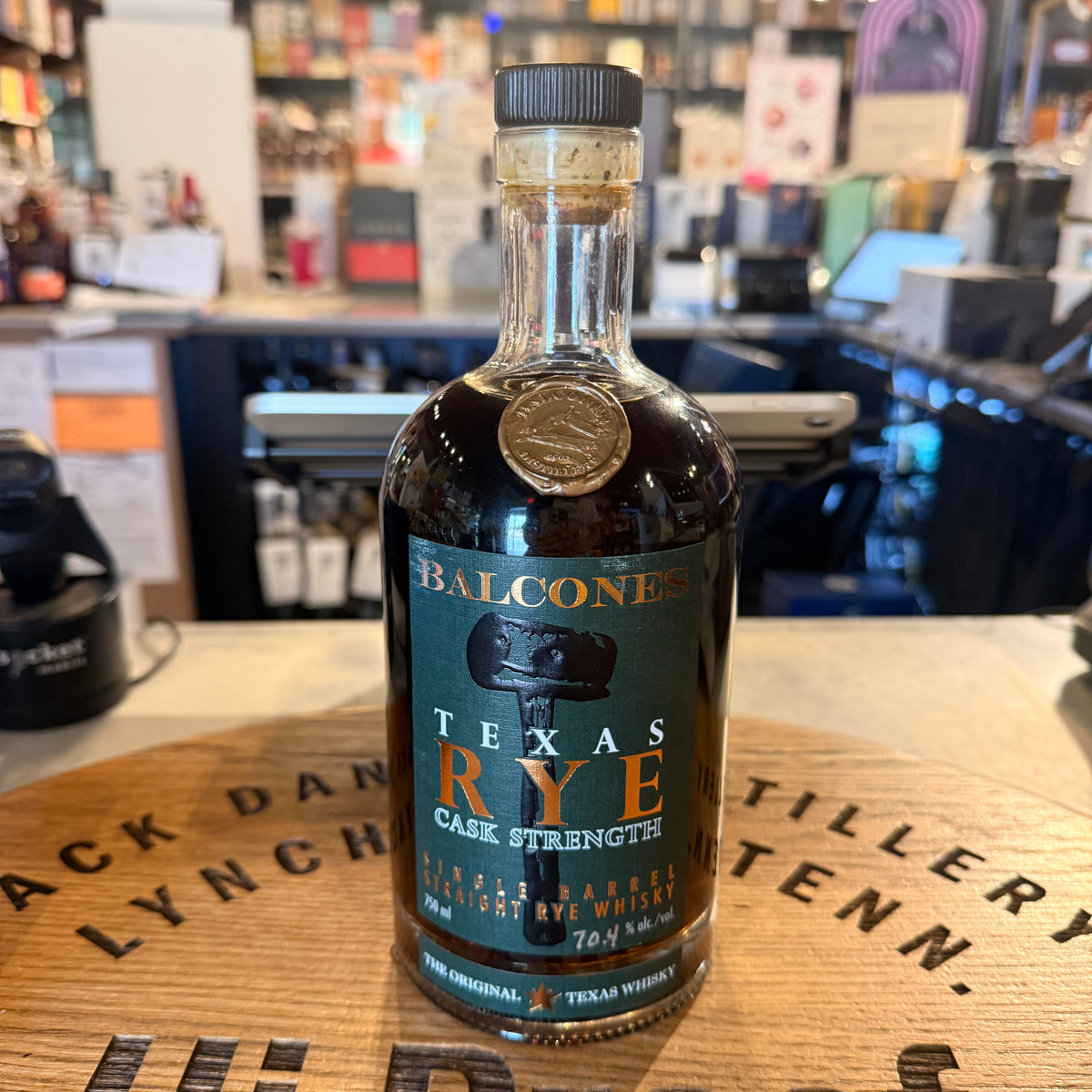 Balcones Texas Rye Cask Strength Hi Proof Store Pick Whisky Single Bar