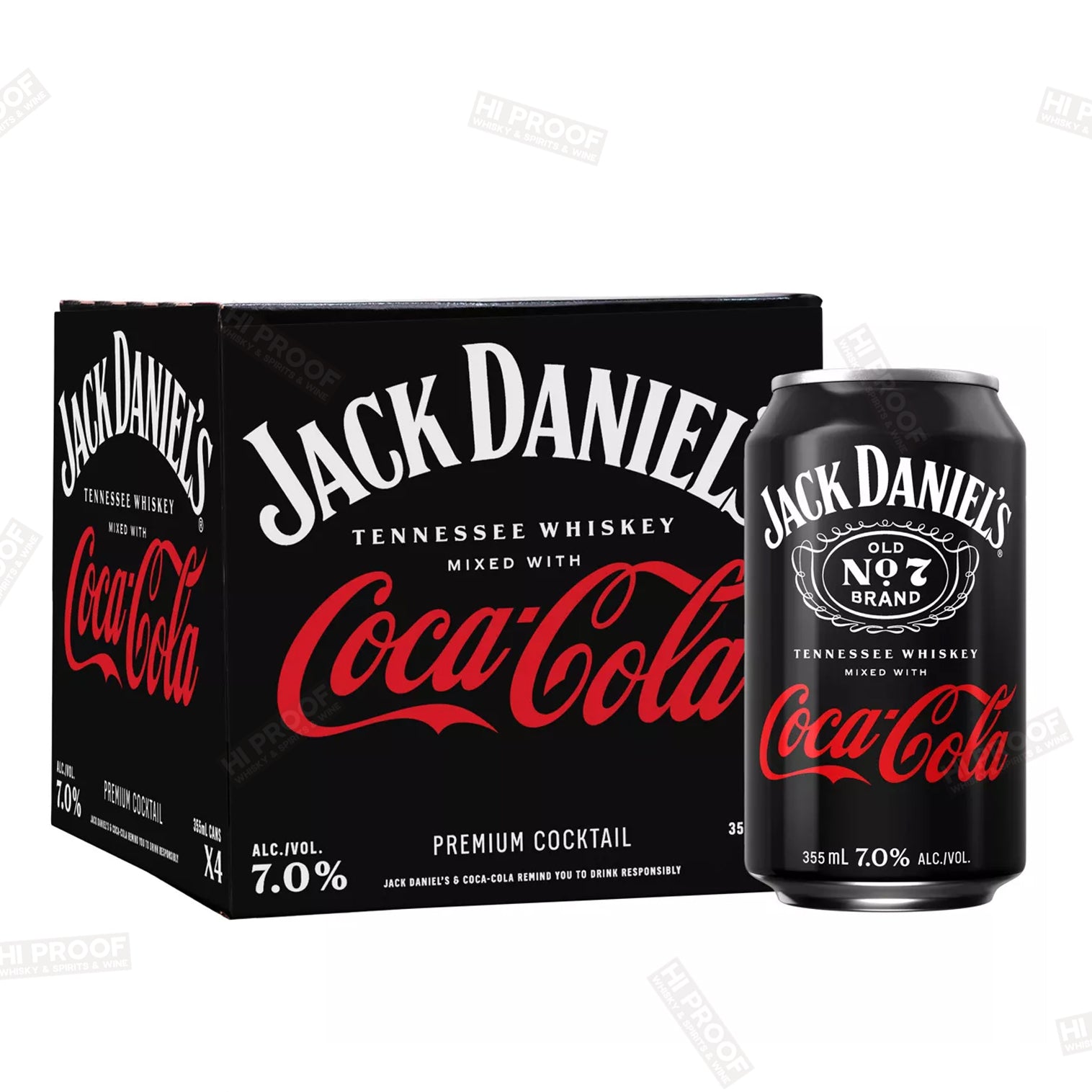 Jack Daniel's RTD Jack & Coke - 4pk/12 fl oz Cans – Hi Proof