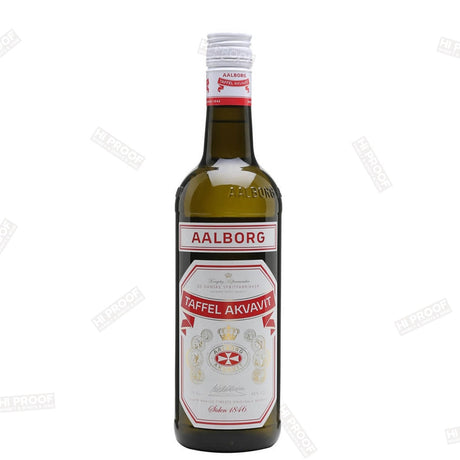 Aalborg Taffel Akvavit Liqueur 750ml - Hi Proof - Aalborg