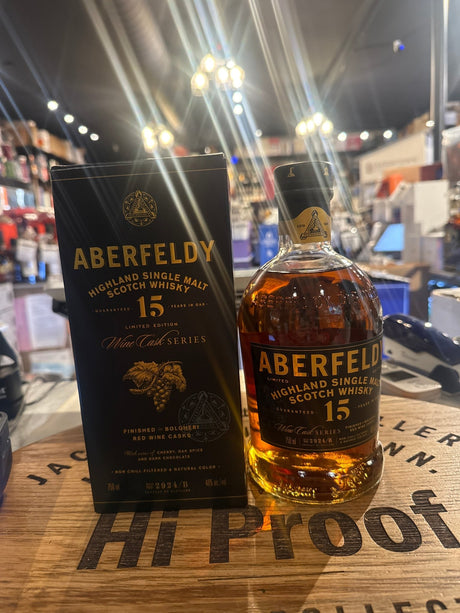 Aberfeldy 15 Years Bolgheri Red Wine Cask 92Proof 750mL - Hi Proof - Aberfeldy