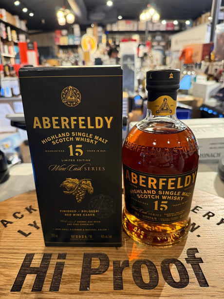 Aberfeldy 15 Years Bolgheri Red Wine Cask 92Proof 750mL - Hi Proof - Aberfeldy