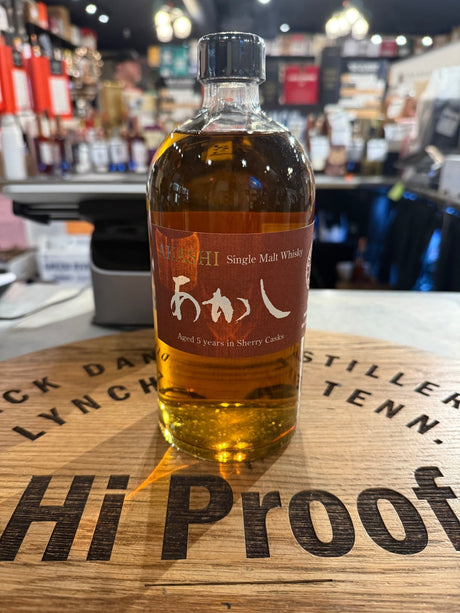 Akashi Aged 5 Years in Sherry Casks Single Malt Whisky 750ml - Hi Proof - AKASHI