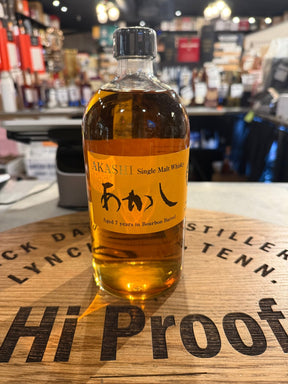 Akashi Aged 7 Years in Bourbon Barrel Single Malt Whisky 750ml - Hi Proof - AKASHI