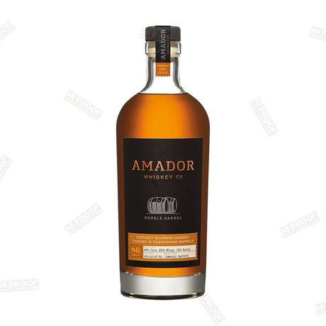 Amador Double Barrel Bourbon Finished in Chardonnay Barrel 750 ML - Hi Proof - Amador