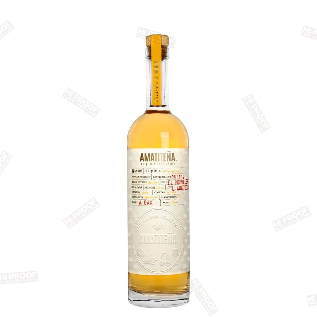 Amatitena Reposado Tequila 750ml - Hi Proof - Amatitena