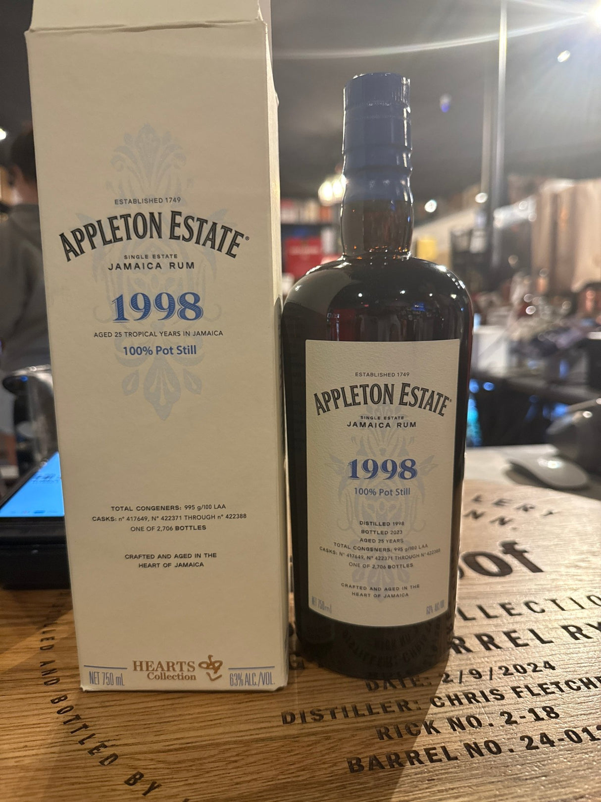 Appleton Estate Rum 25 Years 1998 Collection 126Proof - 750ML - Hi Proof - Appleton