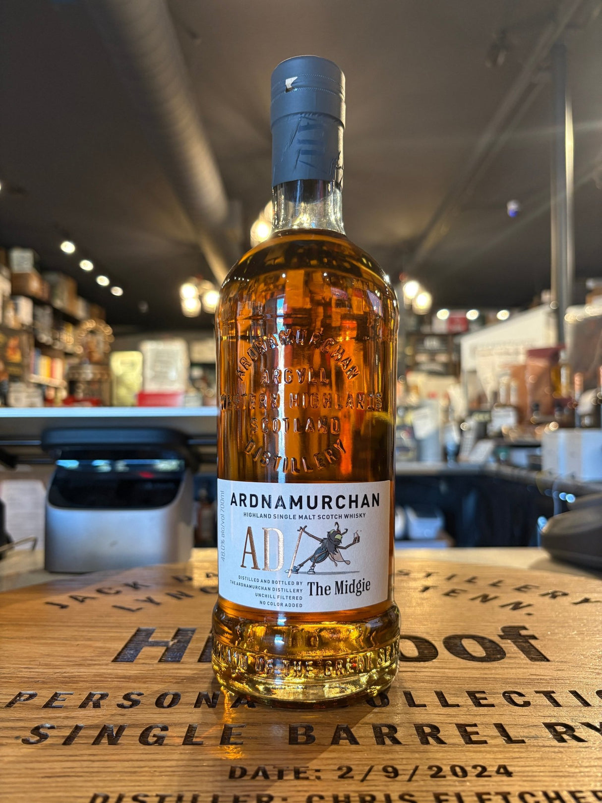 Ardnamurchan 'The Midgie' 2025 Release 700mL - Hi Proof - Ardnamurchan
