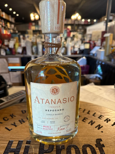 Atanasio Reposado Tequila Single Barrel 52.7% Alc 750 ml - Hi Proof - Atanasio