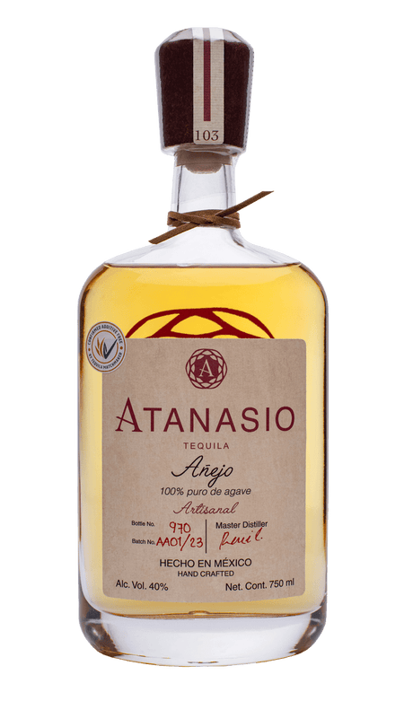 Atanasio Tequila Anejo 750ml - Hi Proof - Atanasio