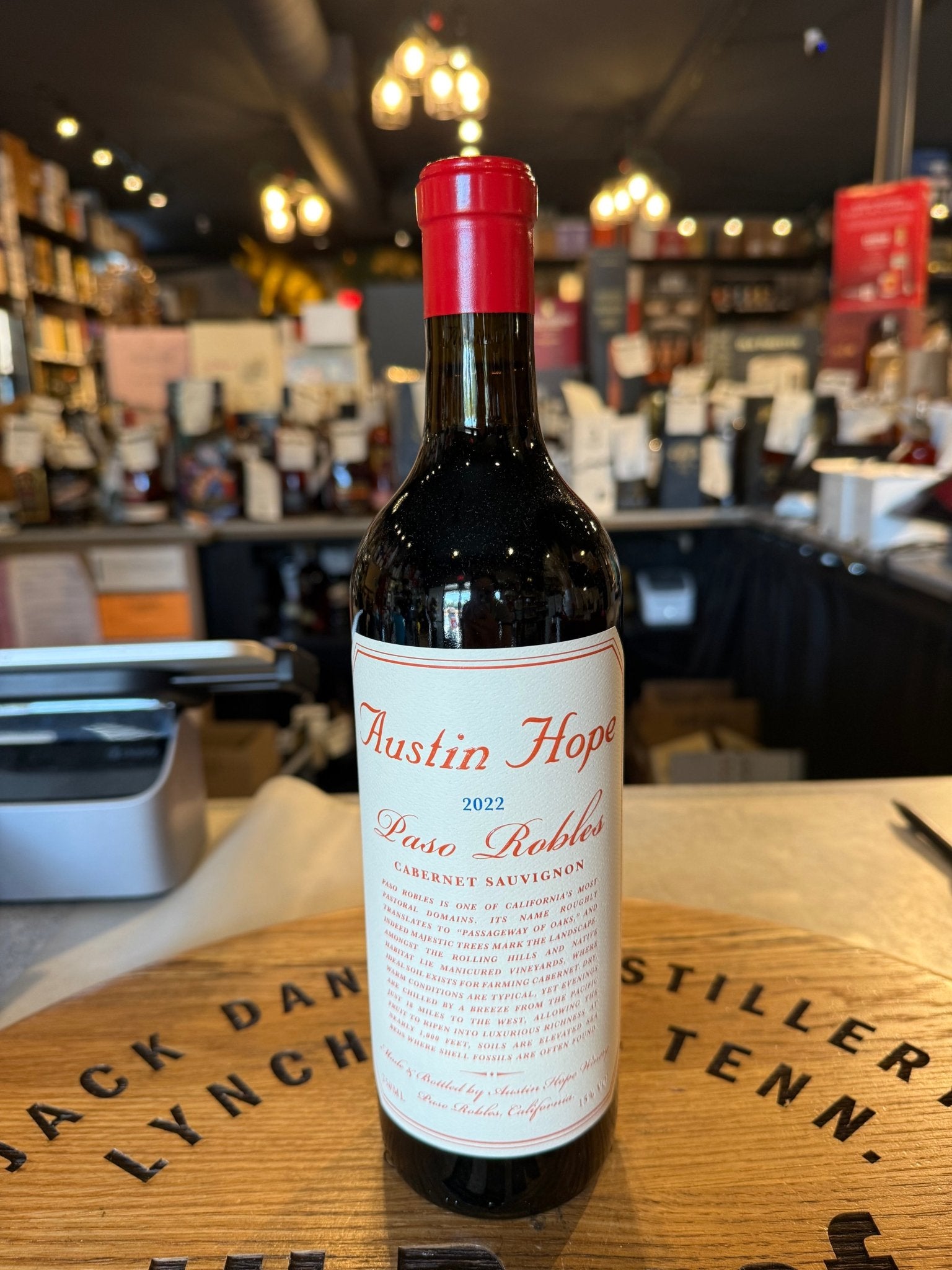 Austin Hope 2022 Paso Robles カべルネソーヴィニヨン Austin Hope Cabernet Sauvignon 2022 - Paso Robles – Hi Proof
