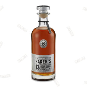 Baker's Single Barrel 13 Year Old Limited Edition Bourbon Whiskey 750ml - Premium Kentucky Straight Bourbon - Hi Proof - Baker‘s
