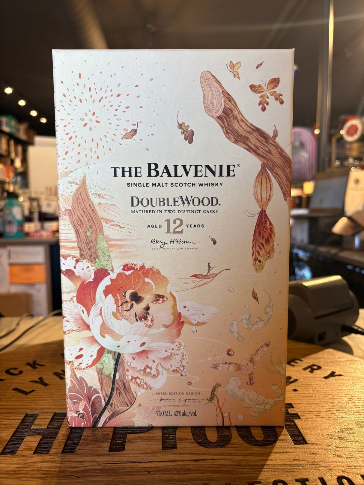 Balvenie 12 Year Doublewood 750ml with 14 Years 50ml Gift Pack  - Hi Proof - Balvenie
