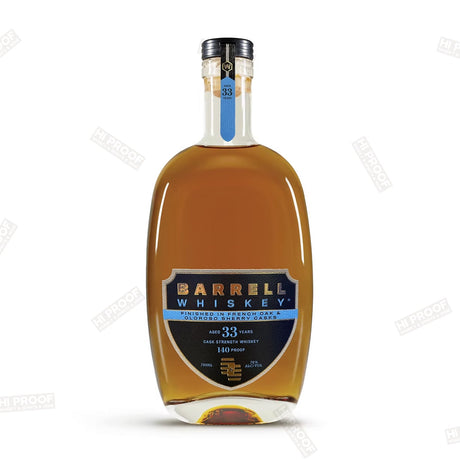 Barrell 33 Year Old Canadian Whisky Finished in French Oak and Oloroso Sherry Casks 750ML Limit 1, Store Pickup Only - Hi Proof - Barrell