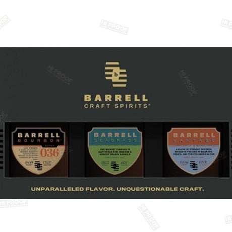 Barrell Craft Spirits 200 ML Sample Gift Box (Bourbon batch 36, Seagrass, Vantage) - Hi Proof - Barrell