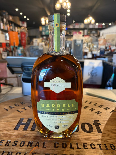 Barrell Rye Single Barrel M315 114.36 Proof 750mL - Hi Proof - Barrell