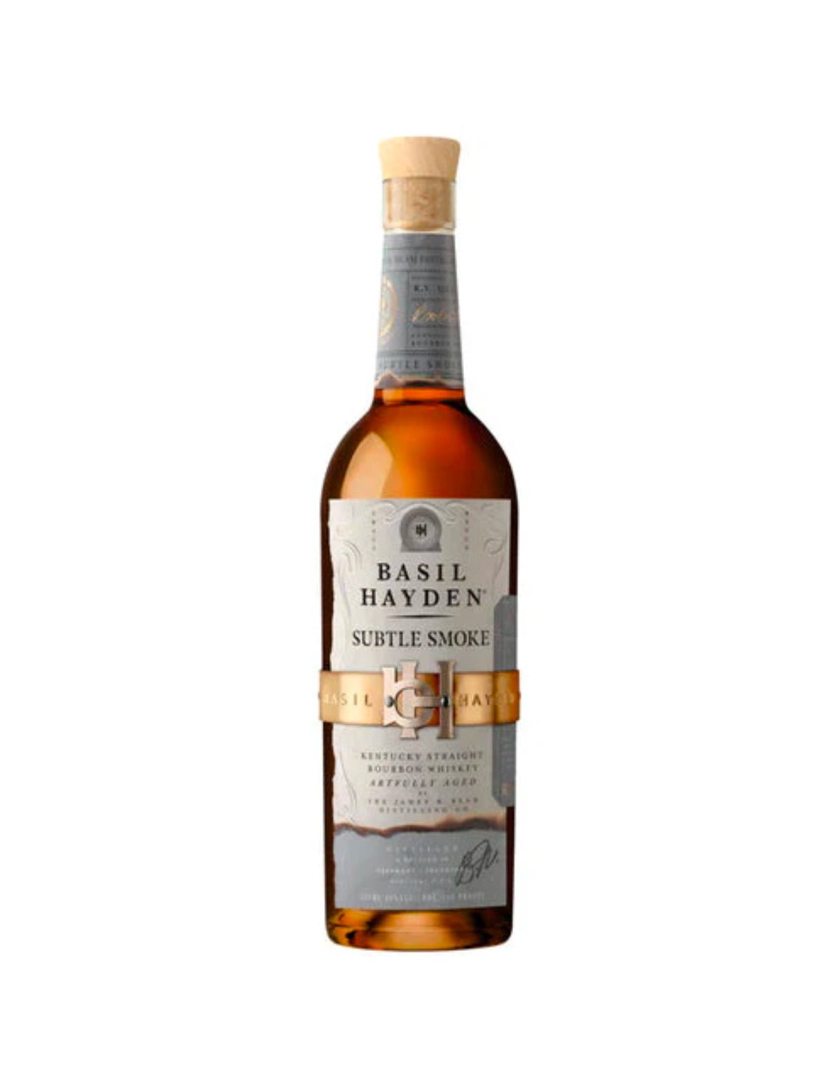 Basil Hayden Subtle Smoke Bourbon Whiskey 750ml - Hi Proof - Basil hayden