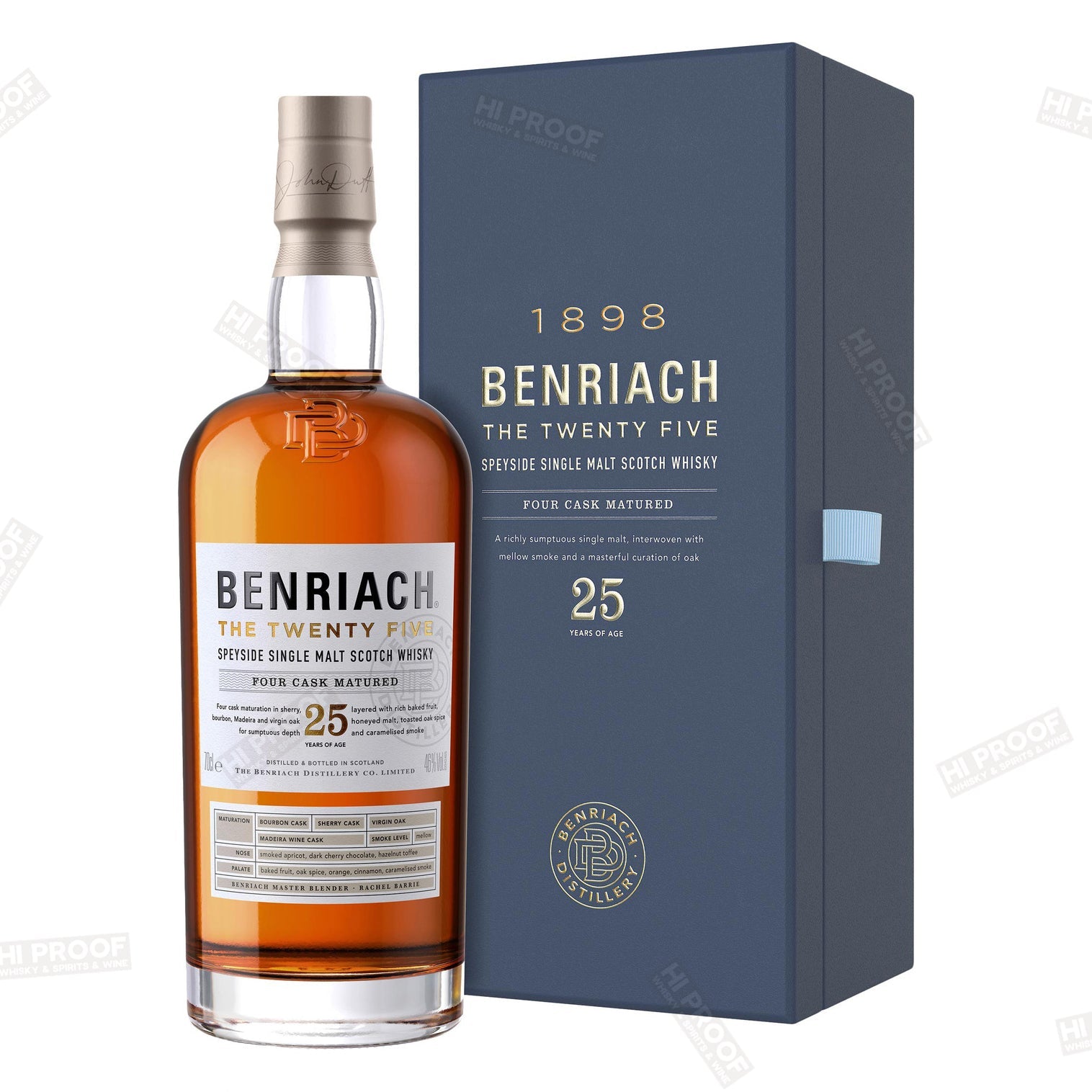 ベンリアック 25年　BENRIACH 25年 トリプルディスティルド BenRiach 25 Year Old The Twenty Five - Premium Scotch – Hi Proof